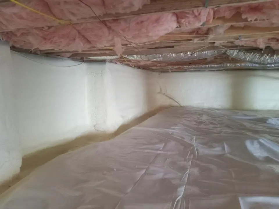 Crawl space encapsulation with closed-cell spray foam for Roof Leak Repair in Schaghticoke